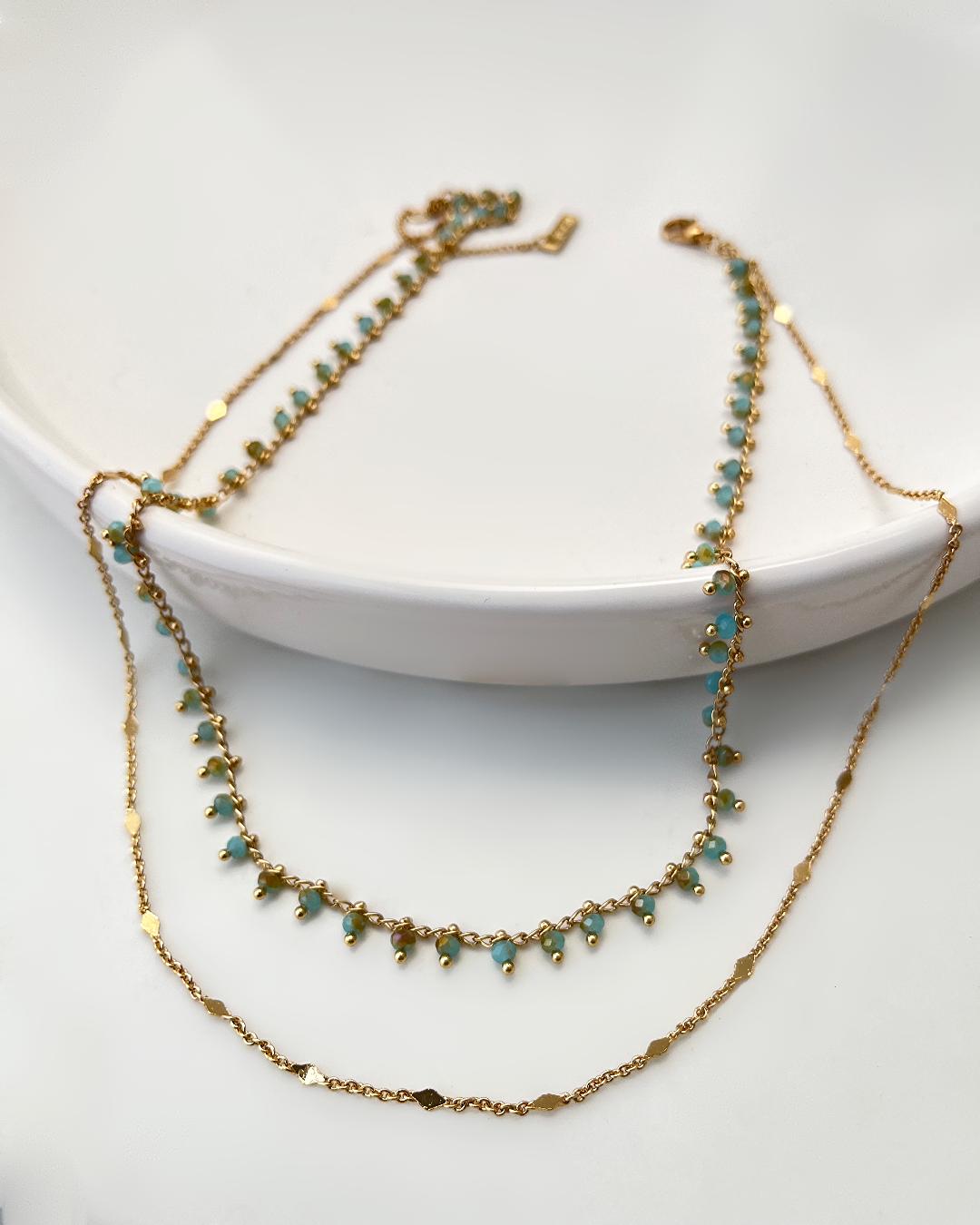 گردنبند فیروزه زنانه Tosh