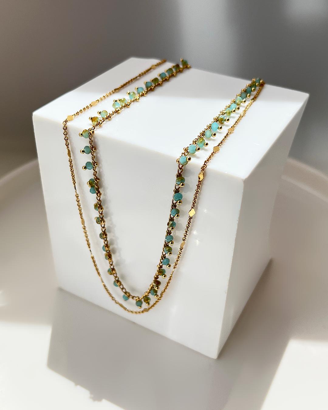 گردنبند فیروزه زنانه Tosh