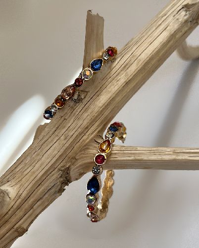 گوشواره مولتی کالر زنانه I AM