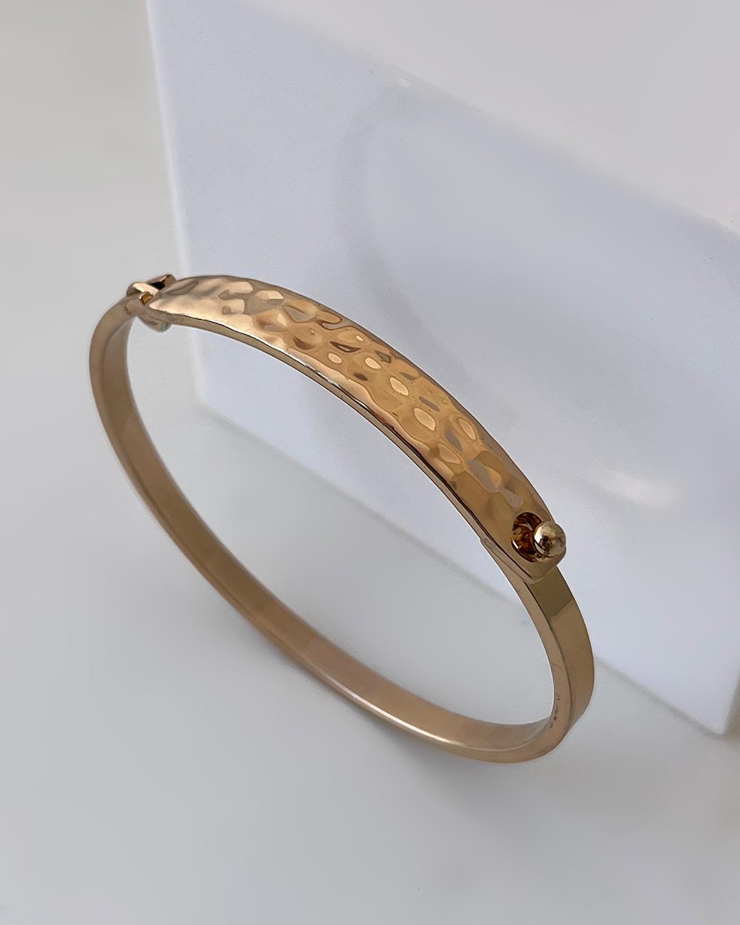 دست بند بنگل چکشی اسپرت ID زنانه Tosh