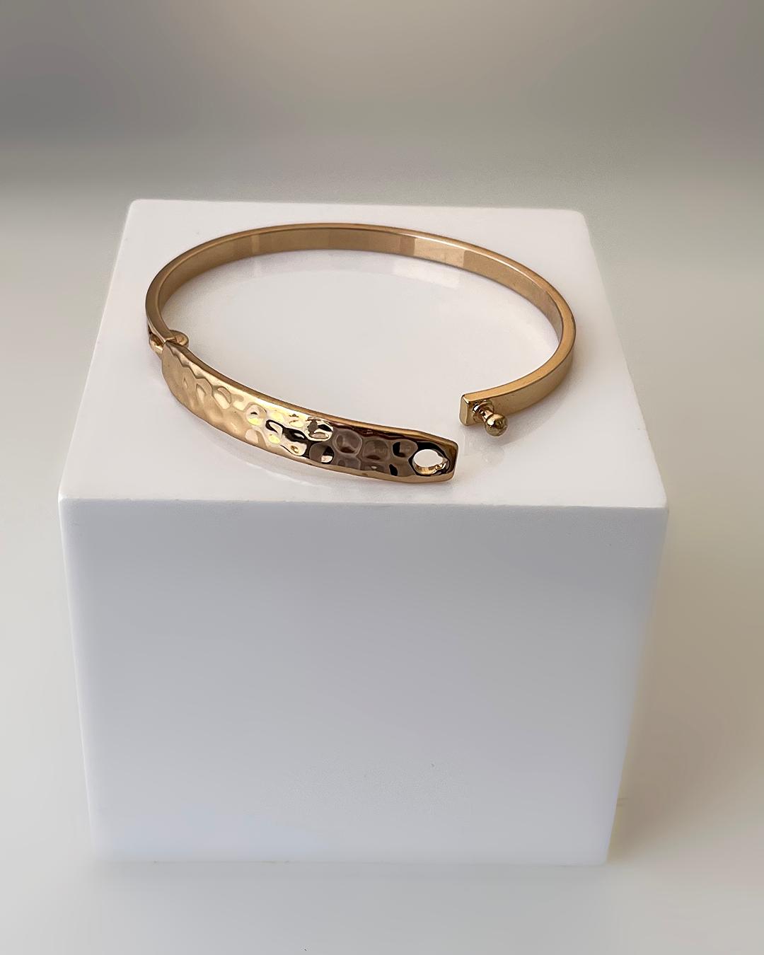 دست بند بنگل چکشی اسپرت ID زنانه Tosh