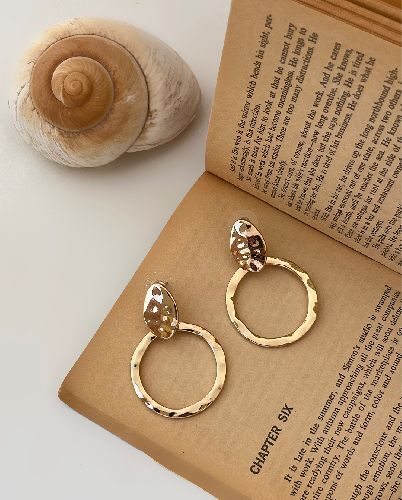 گوشواره حلقه چکشی زنانه Tosh