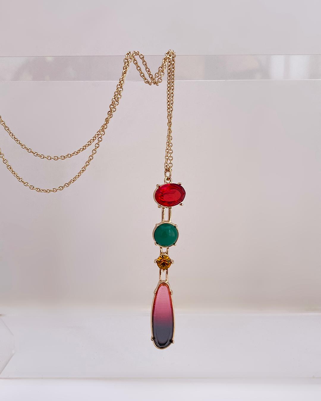 گردنبند رو لباسی مولتی کالر زنانه I AM