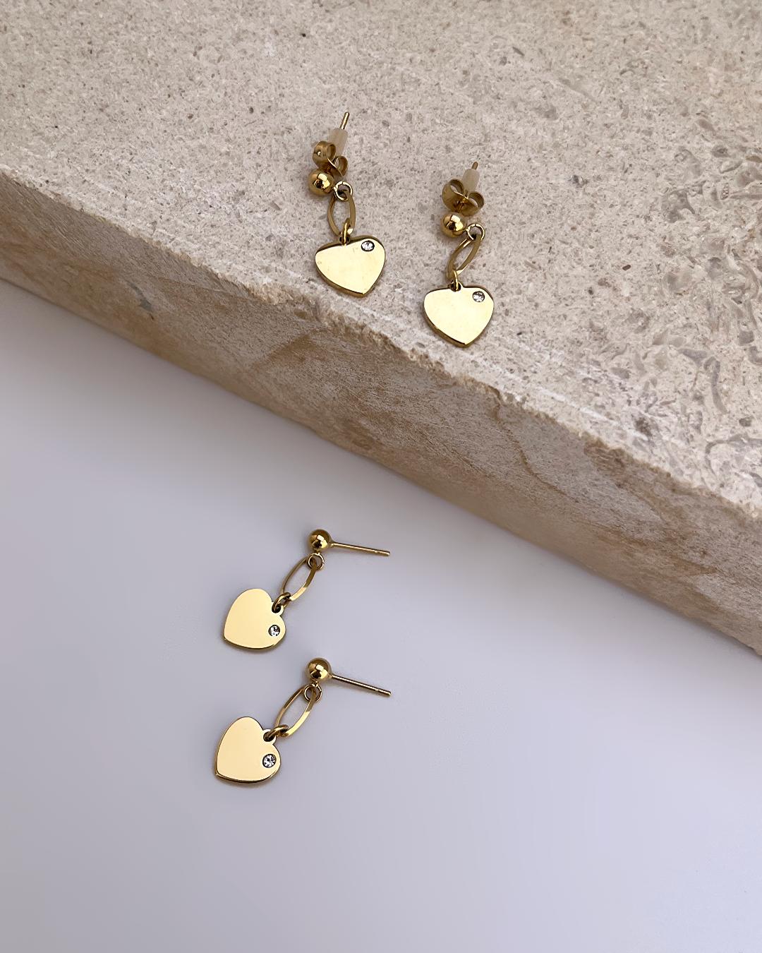 گوشواره قلبی زنانه Tosh