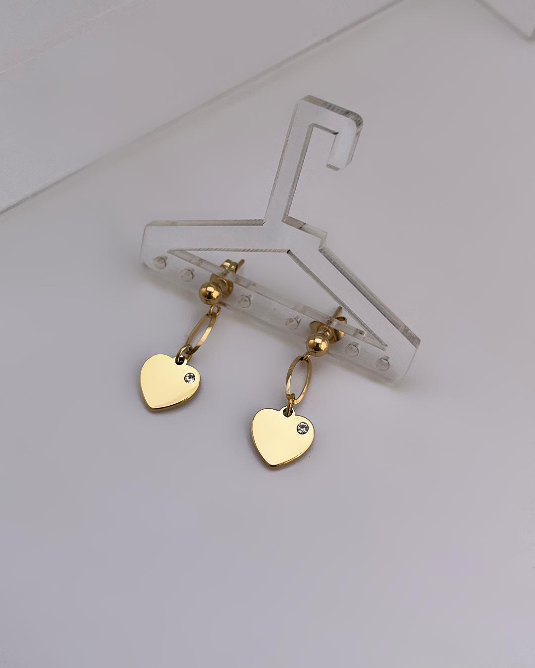 گوشواره قلبی زنانه Tosh