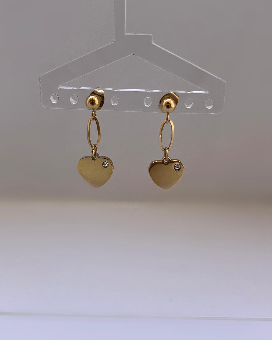 گوشواره قلبی زنانه Tosh