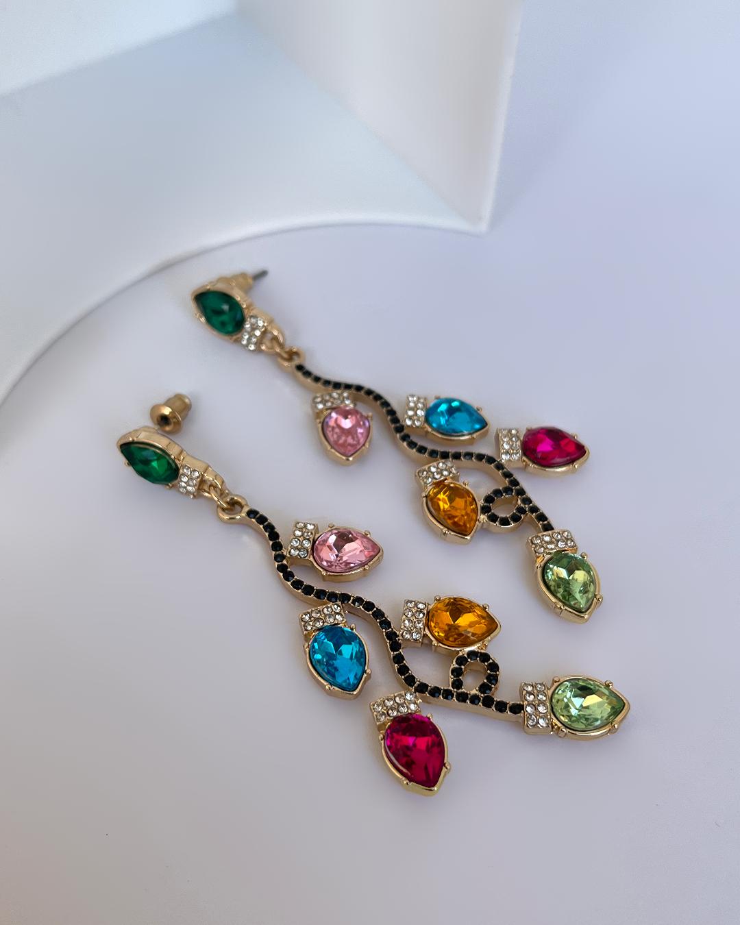 گوشواره مولتی کالر زنانه I AM