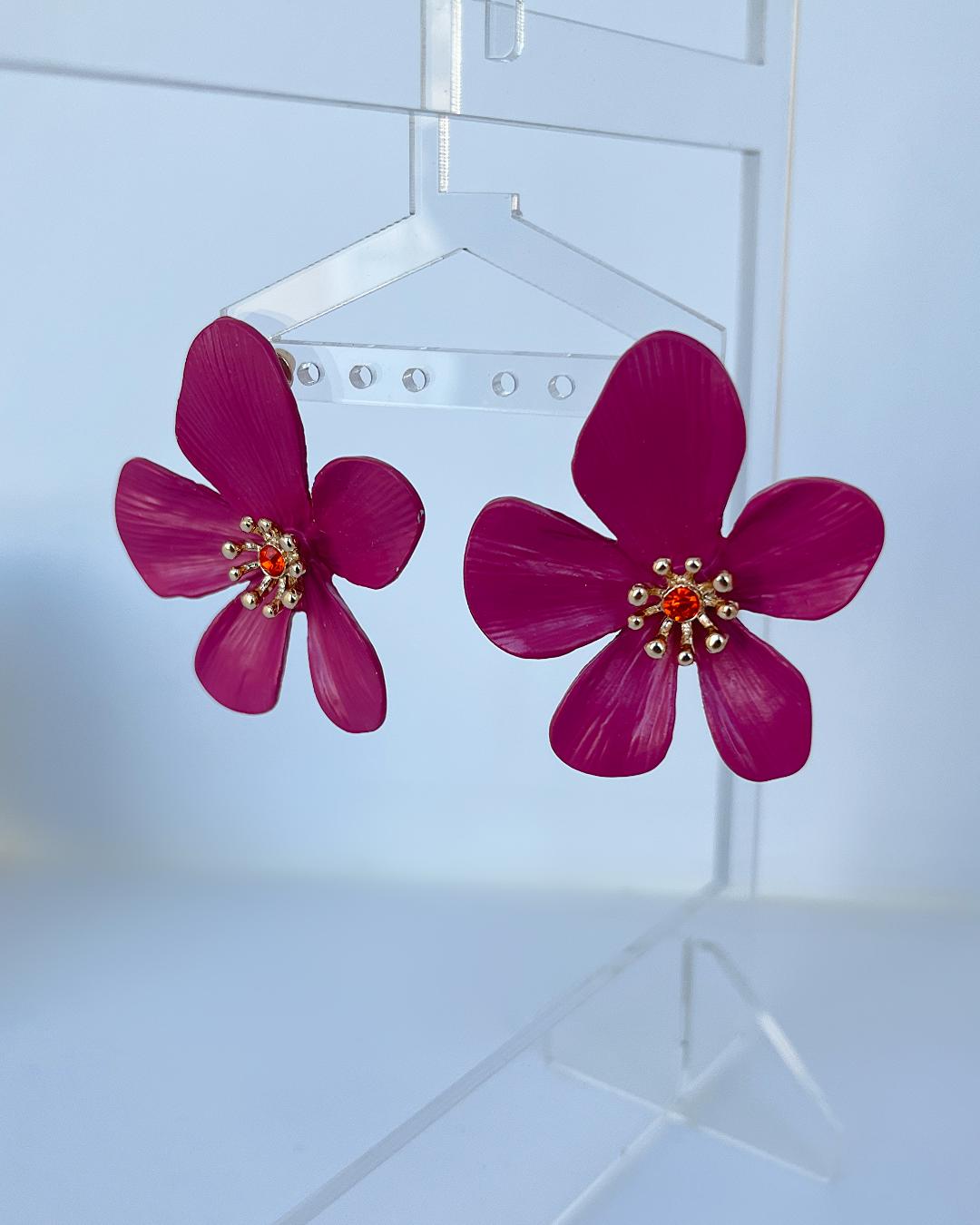 گوشواره گل زنانه I AM