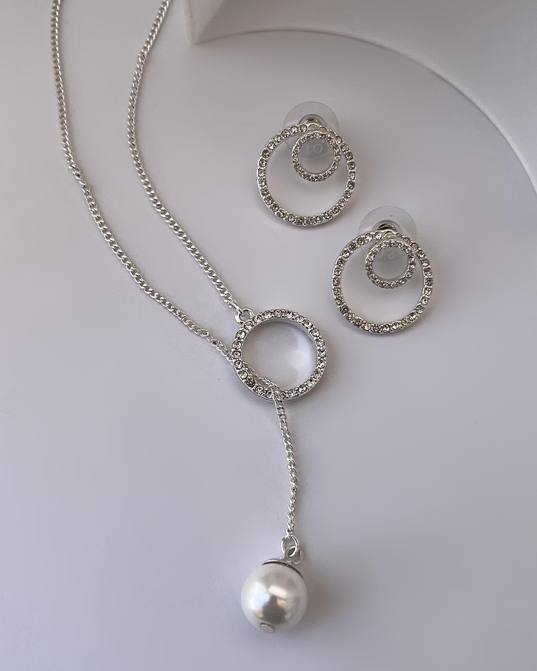 ست بدلیجات رولباسی و گوشواره زنانه Tosh