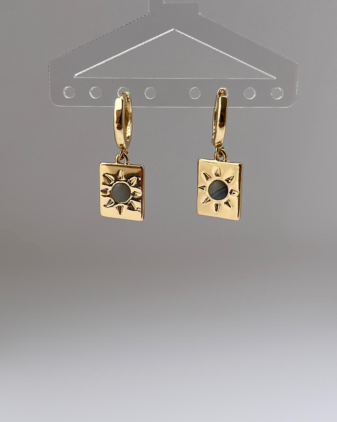 گوشواره خورشید حلقه ای زنانه Tosh