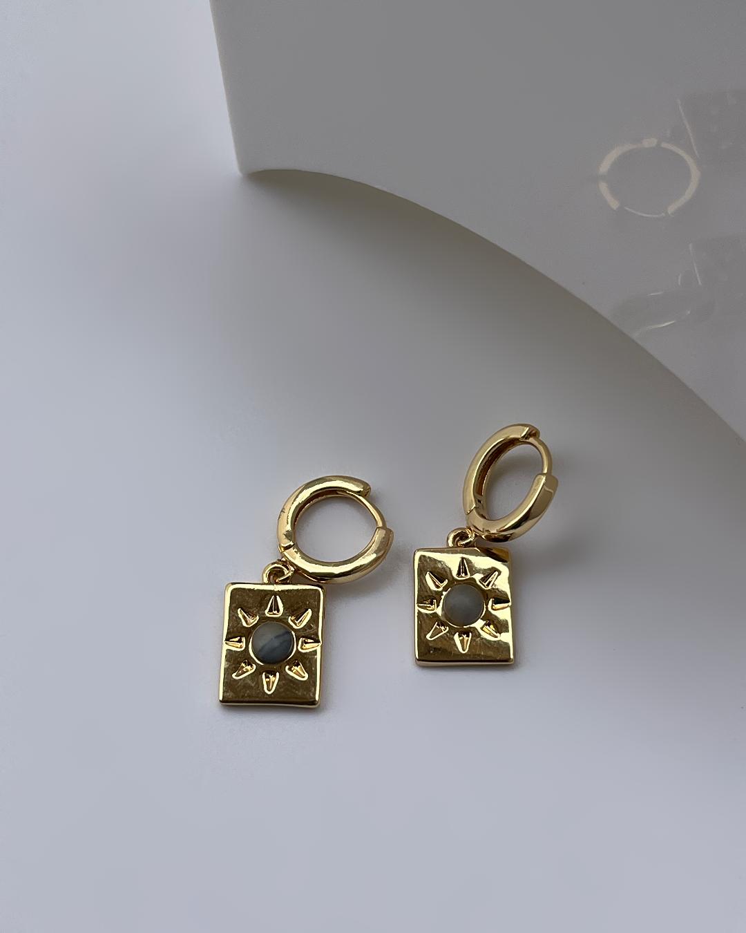 گوشواره خورشید حلقه ای زنانه Tosh