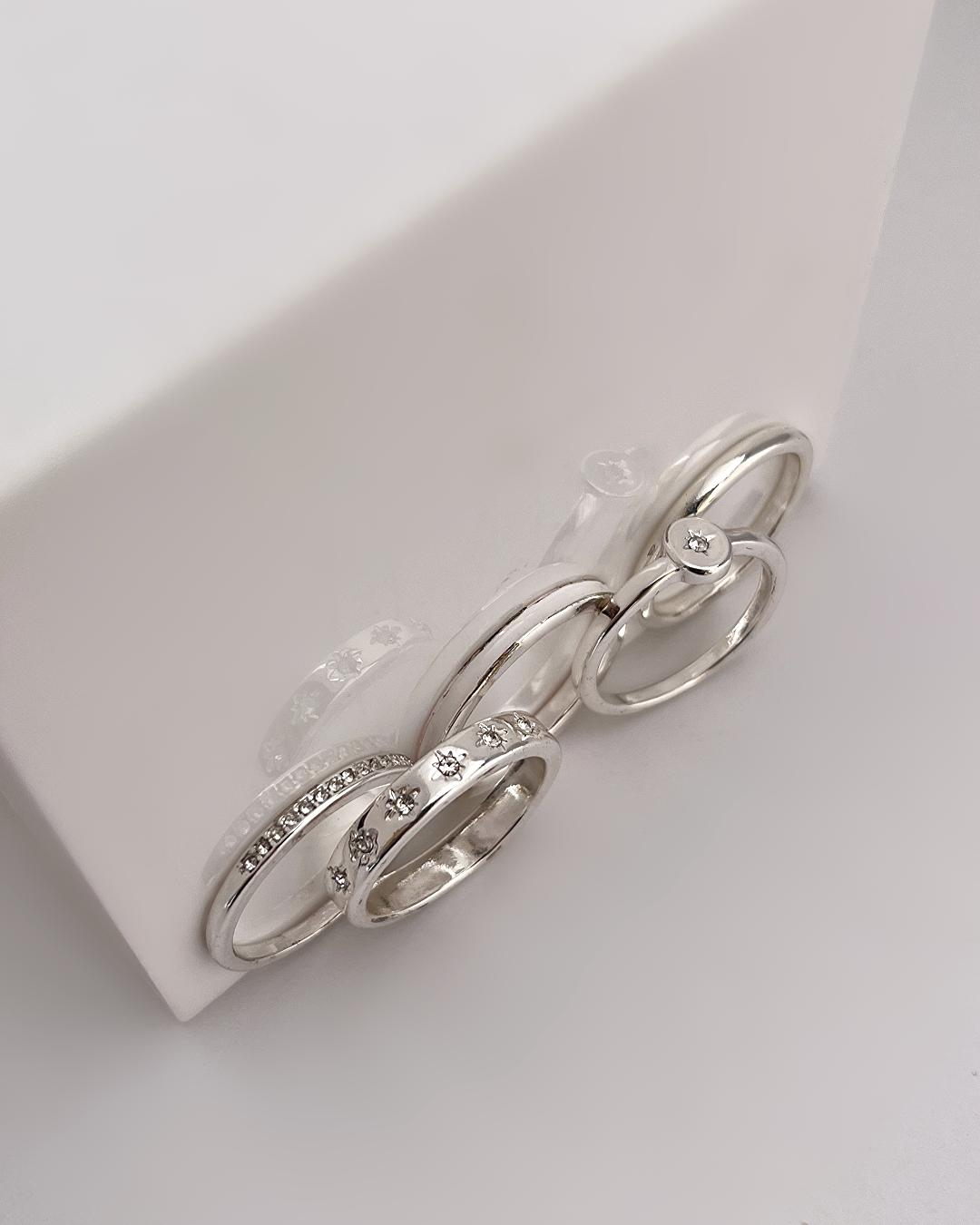 انگشتر پک ۵ عددی زنانه Freebrand