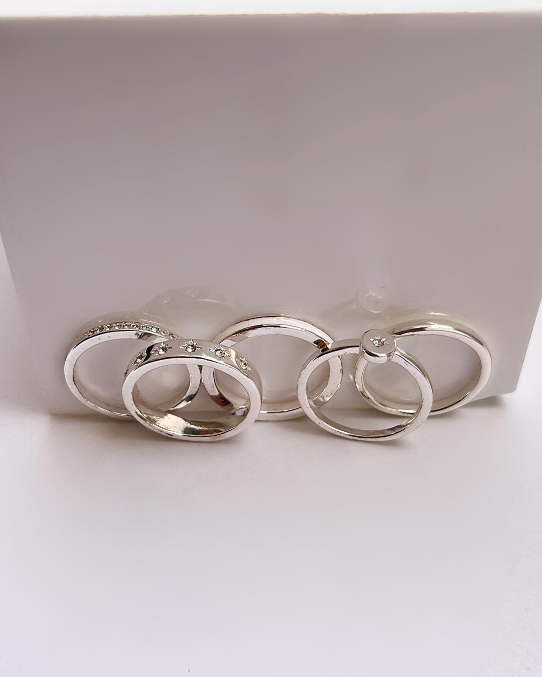 انگشتر پک ۵ عددی زنانه Freebrand