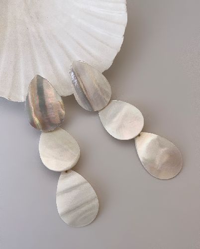 گوشواره صدفی زنانه Tosh