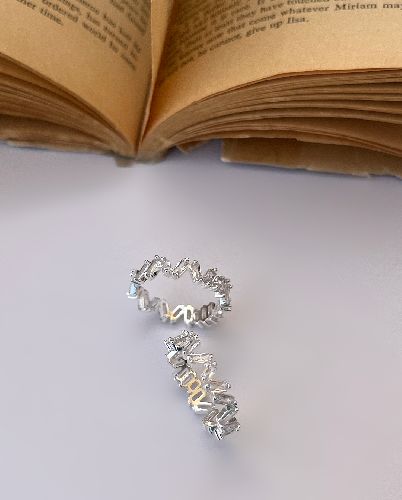 انگشتر ابدیت فول نگین زنانه FreeBrand