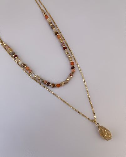 گردنبند 2لاین زنانه Tosh