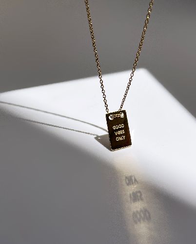 گردنبند پلاک دار زنانه Tosh